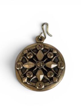 NWT ALEX & ANI RAFAELIAN Compass  Charm Transition-Objective-Direction Gold Tone